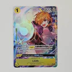 Lilith Rare Alt Art OP13-113 Carrying on His Will One Piece Yellow Foil 2000 - Image 1