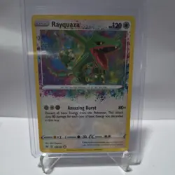 Rayquaza 138/185 Amazing Rare Vivid Voltage Pokemon Holo Near Mint/2 - Image 1