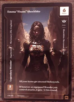 EMMA "FIXEM" SHOCKBITE Wonders of the First Existence LEGENDARY MYTHIC listing#2 - Image 1
