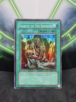 Yugioh Tribute To The Doomed MRD-057 Super Rare Unlimited NM OG Print - Image 1