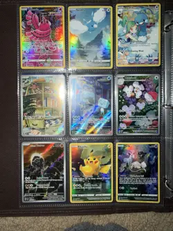 Nintendo Pokemon TCG 72-Card Lot Crown Zenith Binder Pages Holo/Foil VSTAR - Image 2
