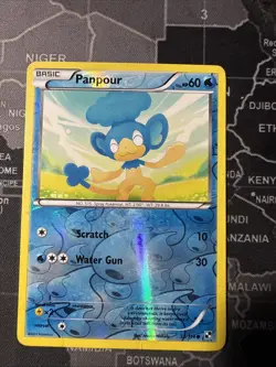 Pokemon PANPOUR 33/114 Reverse Holo (2011 Black and White) LP/Light Play - Image 1