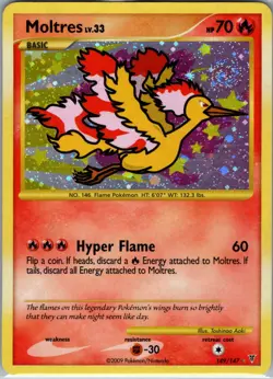 Moltres 149 Supreme Victors LP Pokemon Card - Image 1