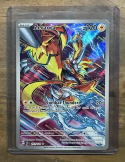 Pokemon Zeraora 151/142 Sv07 Stellar Crown Illustration Rare Holo 120 HP ENG - Image 1