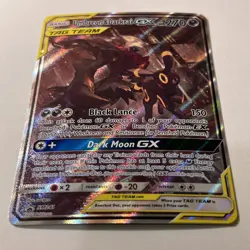 Pokemon Umbreon & Darkrai GX - SM241 Holo Promo Sun & Moon Promo Pokemon Holo NM - Image 2