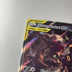Pokemon Umbreon & Darkrai GX - SM241 Holo Promo Sun & Moon Promo Pokemon Holo NM - Image 3