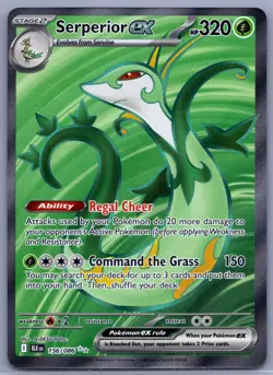 Serperior ex Ultra Rare SV: Black Bolt 156/086 NM - Pokemon TCG - Image 1