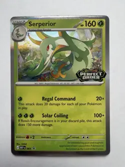 Serperior MEP 064 Promo Perfect Order Prerelease Stamped Deck - NM - Pokemon TCG - Image 1