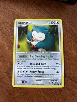 Pokemon TCG Snorlax 81/111 Rising Rivals 2009 Regular *LP* - Image 1