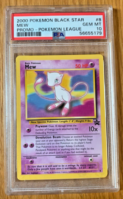 2000 - Pokemon - Black star promo - Mew - #8 - PSA 10 - Image 1