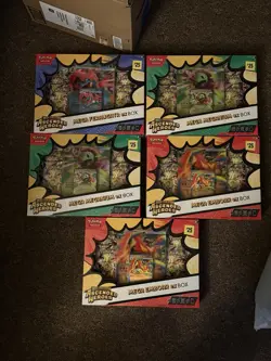 Lot Of 5 Pokemon Ascended Heroes Dollar General ex boxes NEW SEALED - Image 1