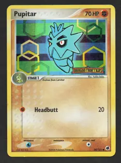 Pupitar 58/101 Reverse Holo Pokemon Dragon Frontiers HP - Image 1