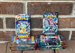 BRAND NEW-Pokemon TCG x10 Surging Sparks & x10 Twilight Masquerade Booster Packs - Image 1