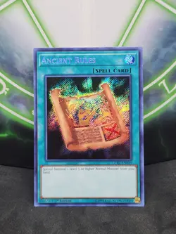 Yugioh Ancient Rules LCKC-EN039 Secret Rare 1st Edition NM - Image 1