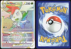 Shaymin VSTAR 173/172 Brilliant Stars Rainbow Rare Graphics Near Mint - Image 1