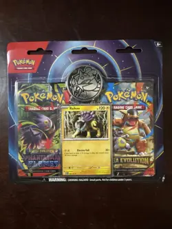 Pokemon Mega Evolution & Phantasmal Flames Sealed 2 Pack Blister—Raikou Promo - Image 1