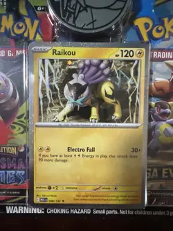 Pokemon Mega Evolution & Phantasmal Flames Sealed 2 Pack Blister—Raikou Promo - Image 2