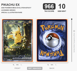 TAG 10 Pikachu ex 276/217 Ascended Heroes Special Illustration Rare Holo - Image 3