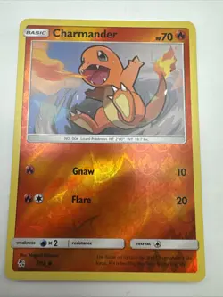 Pokemon - Charmander 7/68 - Hidden Fates - Reverse Holo - Near Mint - Image 1