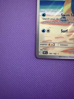 Pokemon TCG Misty's Lapras 194/182 SV10 Destined Rivals Full Art Holo IR EN - Image 5