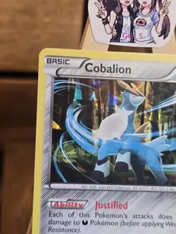 Cobalion (Cracked Ice Holo) BW72 HP Black And White Promo Holo Pokemon - Image 3