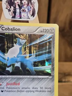 Cobalion (Cracked Ice Holo) BW72 HP Black And White Promo Holo Pokemon - Image 4
