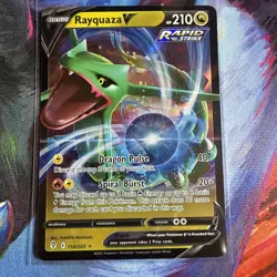 Rayquaza V Evolving Skies 110/203 Holo Pokemon TCG Ultra Rare NM - Image 1