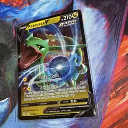 Rayquaza V Evolving Skies 110/203 Holo Pokemon TCG Ultra Rare NM - Image 2