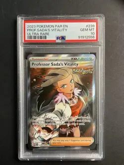 Professor Sada’s Vitality 239 PSA 10 2023 Pokemon PAR EN Ultra Rare - Image 1