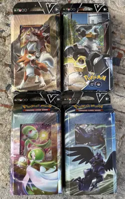 Pokemon - Gardevoir Melmetal Corviknight Lycanroc V Battle Decks - NEW, Lot of 4 - Image 1