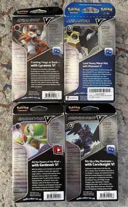 Pokemon - Gardevoir Melmetal Corviknight Lycanroc V Battle Decks - NEW, Lot of 4 - Image 2