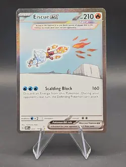 Pokemon TCG Eiscue EX 222/197 Obsidian Flames Special Illustration Rare - Image 3