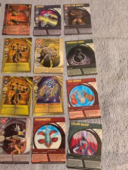 Bakugan Battle Brawlers Lot of 30 Magnetic & Regular Cards - Image 2