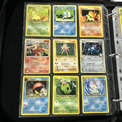 Vintage Pokemon Binder lot collection Cards wotc holos LVL X Prime Ex And More - Image 2