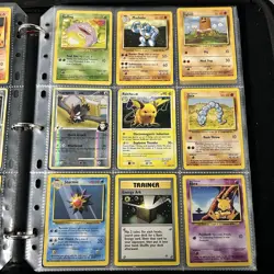 Vintage Pokemon Binder lot collection Cards wotc holos LVL X Prime Ex And More - Image 3