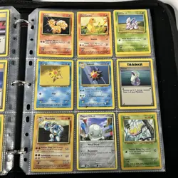 Vintage Pokemon Binder lot collection Cards wotc holos LVL X Prime Ex And More - Image 5
