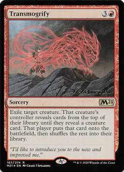 Transmogrify R Prerelease Cards 167 NM - Image 1
