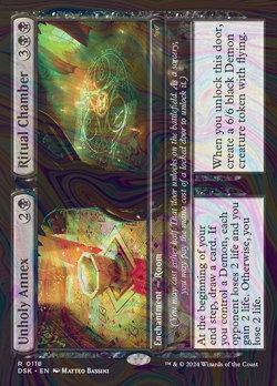 Foil Unholy Annex // Ritual Chamber - DSK - 118 | MTG Card - Image 1