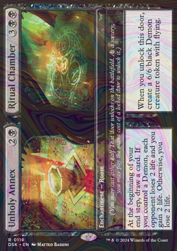Foil Unholy Annex // Ritual Chamber - DSK - 118 | MTG Card - Image 3