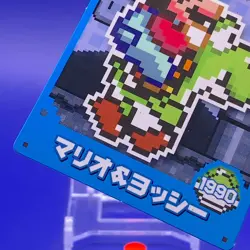 Mario & Yoshi Super Mario Brothers Card Top 1990 Nintendo Japan F/S - Image 3