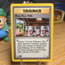 Moo-Moo Milk 101/111 1st Edition Neo Genesis Trainer Pokemon Card - NM - Image 1
