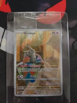 Sealed Mimikyu - 075 (Pokemon Center Exclusive) Scarlet & Violet Promo Card BOTH - Image 3
