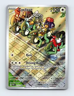 NM Cyclizar 215/182 Paradox Rift Illustration Rare Pokemon Card - Image 1