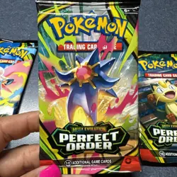 Pokemon Mega Evolution Perfect Order 4pk Brand New Trading Cards - Image 3