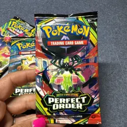 Pokemon Mega Evolution Perfect Order 4pk Brand New Trading Cards - Image 5