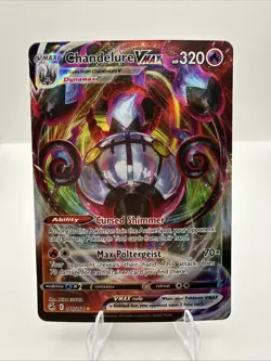 Chandelure Vmax 040/264 Fusion Strike NM Full Art Ultra Rare Pokemon Card - Image 1