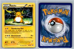 Raichu 49/162 Rare BREAKthrough Pokemon Card Lightly Played - Image 3