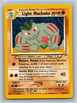 Light Machoke 49/105 Uncommon Neo Destiny Pokemon Card Unlimited MP - Image 1