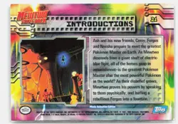 Introductions #21 Topps The First Movie Trading Cards Pokemon Lightly Played - Image 2