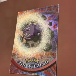 Topps Pokemon Foil Weezing #110 1998 Series 2 TV Animation Rainbow Foil - Image 2